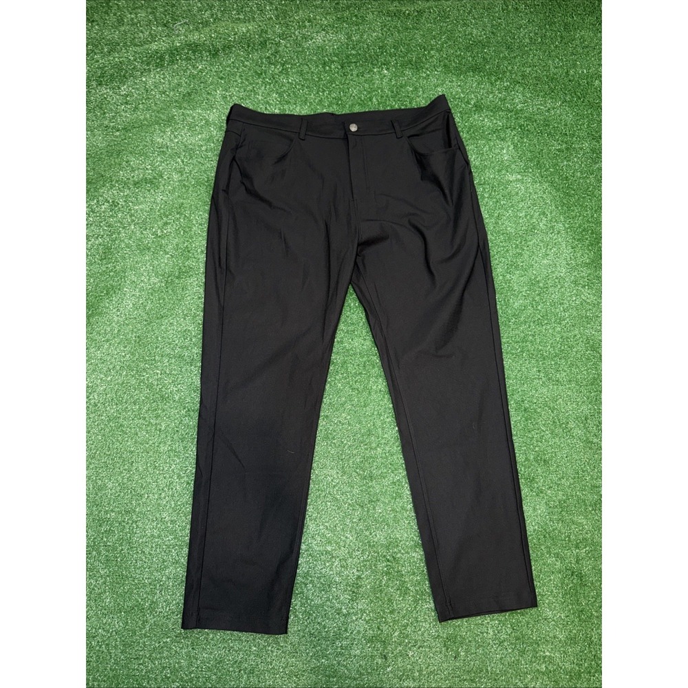 Fabletics Pants Mens Size 38x30 Black‎ The Don 5-pocket Slim Tapered Lighweight